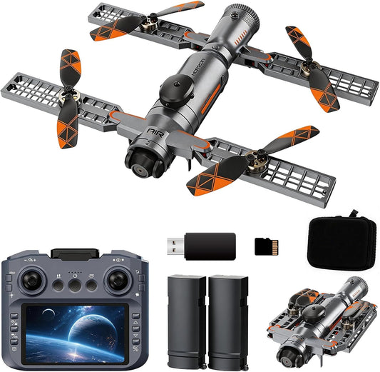 Spaceship Smoke Drone with Screen Remote