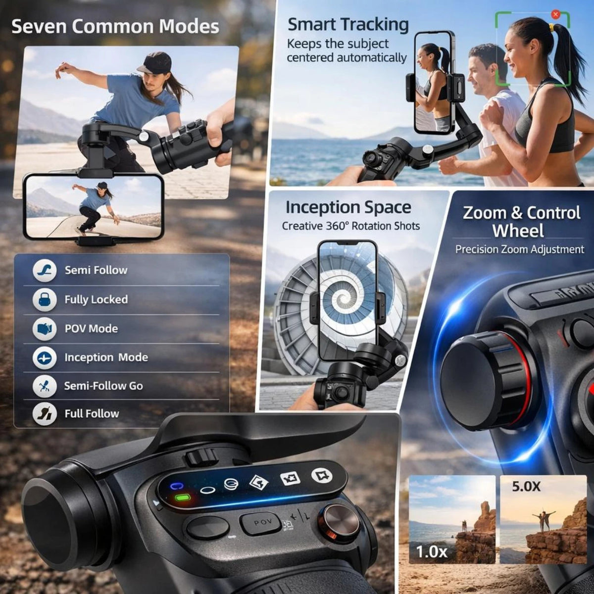 M02 3-Axis Handheld Gimbal