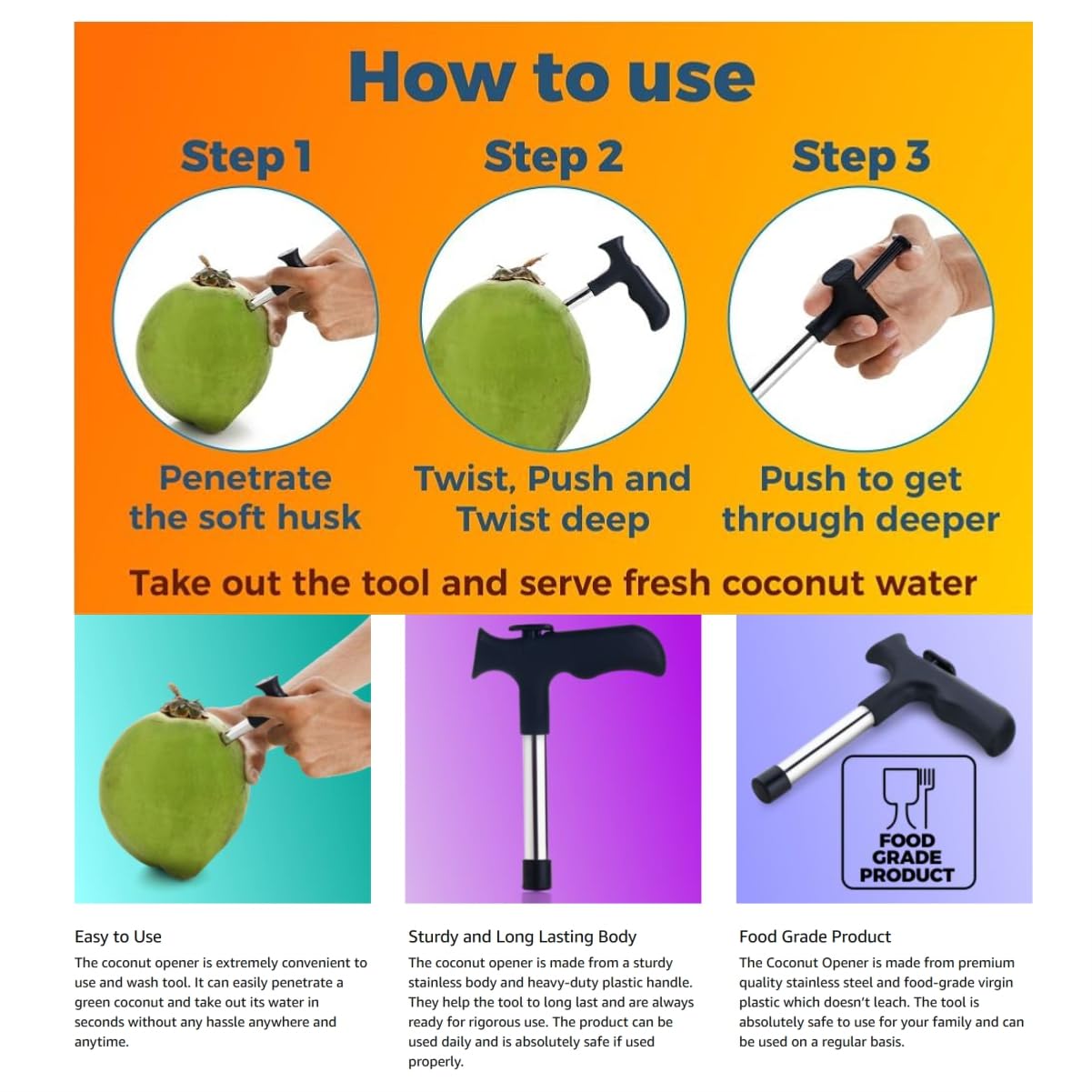 Coconut Opener